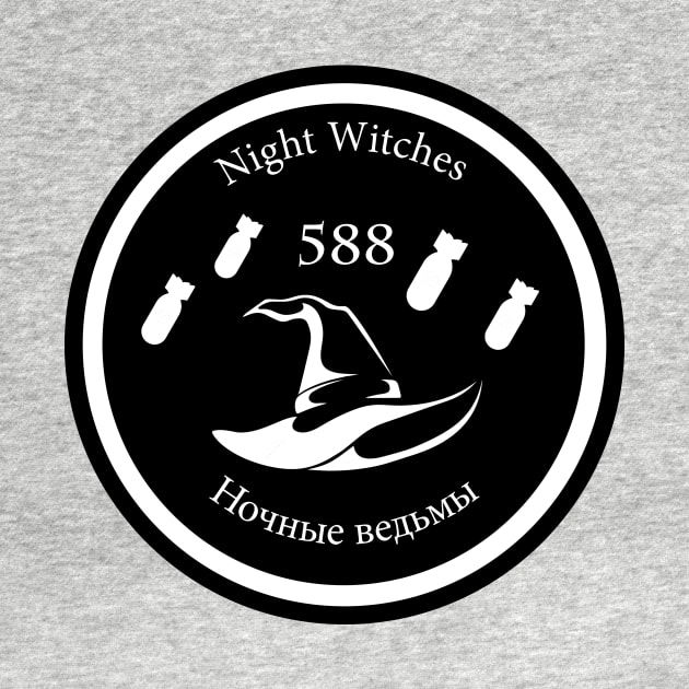 588th BOMBER NIGHT WITCHES LOGO by theanomalius_merch